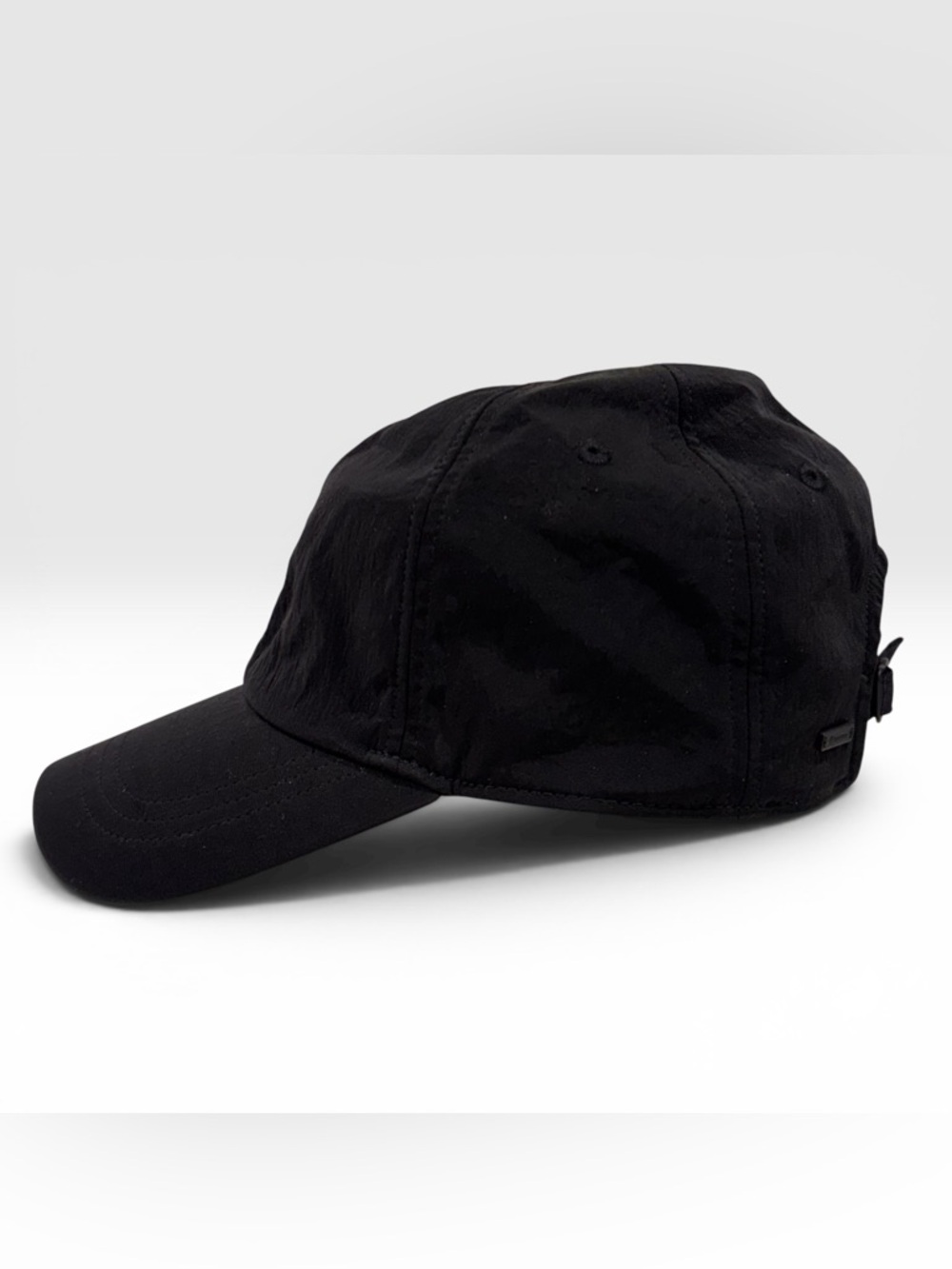 Lululemon Black Nylon Minimalistic Baseball Cap